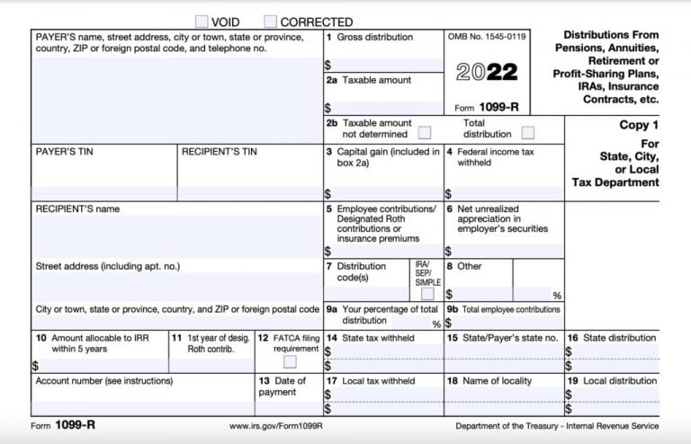 1099-R Form