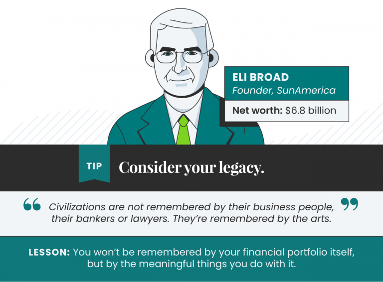 Tips from Eli Broad