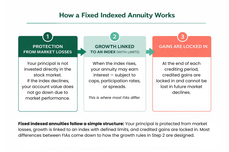 how a fixed indexed annuity works