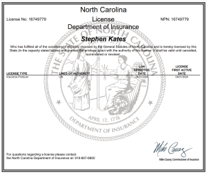 Stephen Kates License