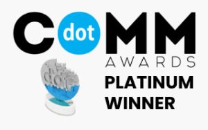 Dotcomm Awards Platinum Winner Logo