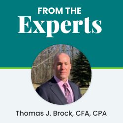 Headshot of Thomas J. Brock, CFA, CPA