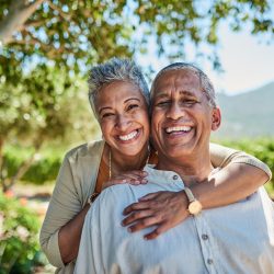 older couple smiling