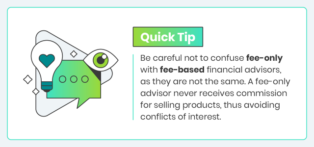 quick tip fee only fee based