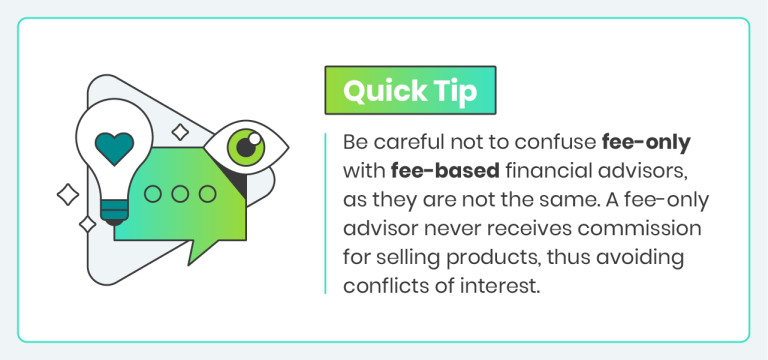 quick tip fee only fee based