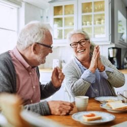 Senior couple enjoying retirement